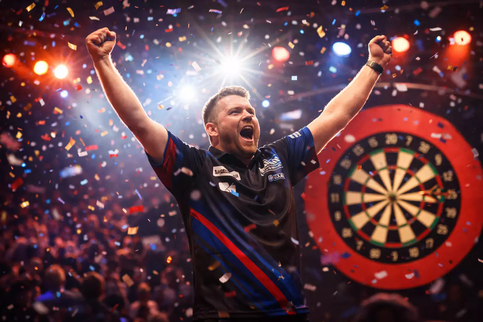 9-Dart-Finish Wette beim Darts